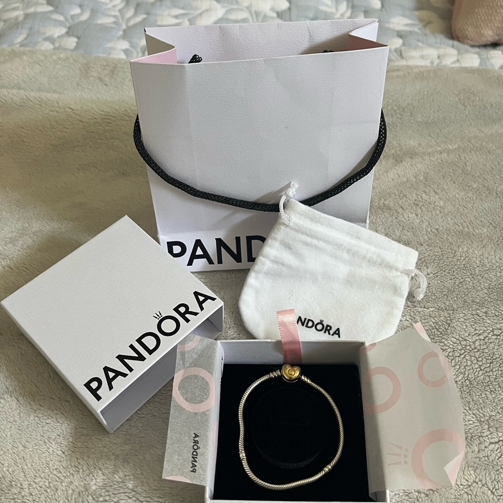 Pandora Gold and Silver Bracelet